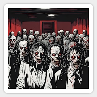 The Gentlemen's Club of the Damned Sticker